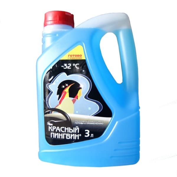 Жидкость для стеклоомывателя Хадо Red Pinguin -32°С, 3л
