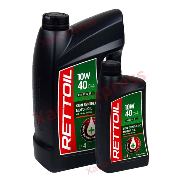 Полусинтетическое масло RETTOIL 10W-40 Ci-4 Diesel