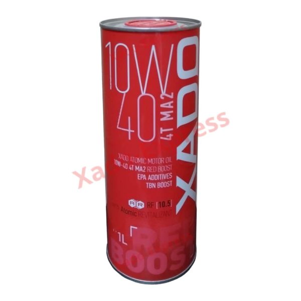 Синтетическое масло Xado 10w-40 4T MA2 Red Boost