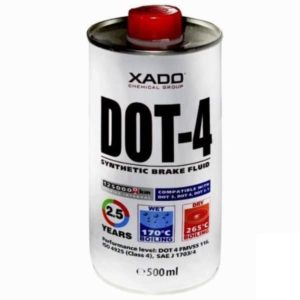 Синтетическая тормозная жидкость DOT-4 Хадо